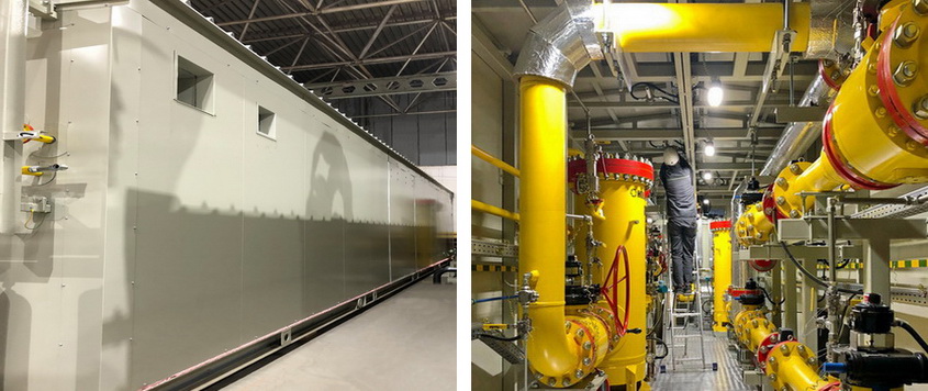 ENERGAS gas receiving station for the PSES at Novopolotsk CHPP